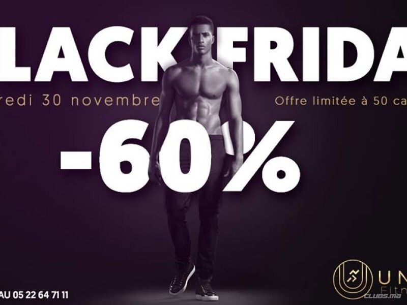 La grande promo Black Friday 2018 chez Unique Fitness Clubs