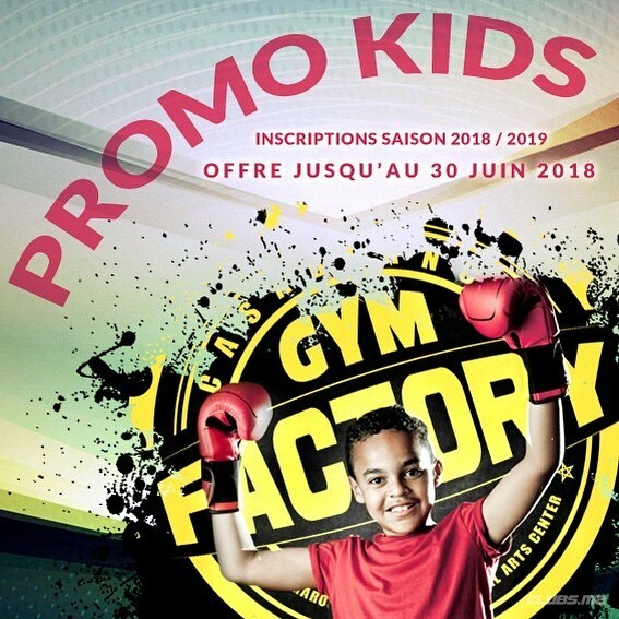 PROMO EXCEPTIONNELLE : Promo Kids chez Gym Factory