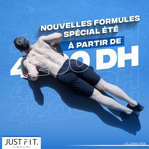 Promotion spéciale été 2021 chez Just Fit & Spa