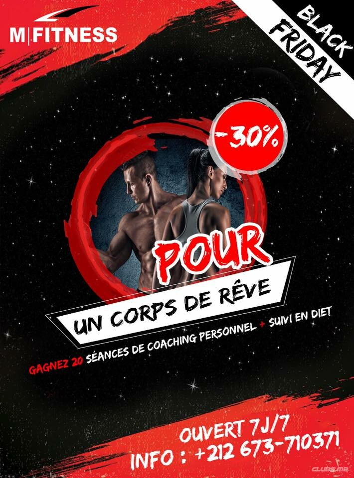 Spécial Black Friday 2018 chez M Fitness