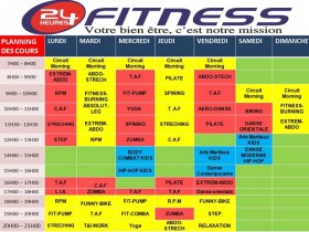 24 Heures Fitness  24 heure fitness Salé