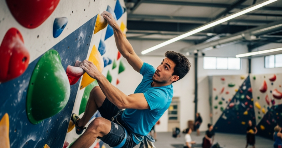 Prendre de la hauteur et progresser en escalade en salle au Maroc
